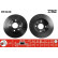 Disque de frein DF4438 TRW