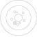 Disque de frein DF4441 TRW, Vignette 3