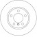 Disque de frein DF4449 TRW, Vignette 3