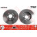 Disque de frein DF4454 TRW