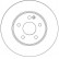 Disque de frein DF4454 TRW, Vignette 3