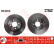 Disque de frein DF4455 TRW