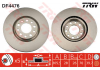 Disque de frein DF4476 TRW