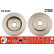 Disque de frein DF4493 TRW