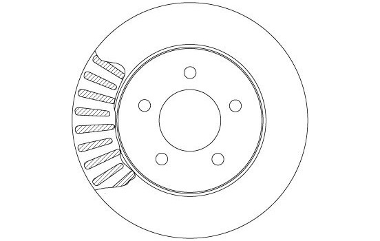 Disque de frein DF4508 TRW, Image 3