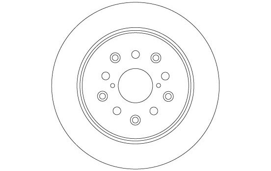 Disque de frein DF4509 TRW, Image 2