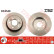 Disque de frein DF4546 TRW