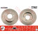 Disque de frein DF4689 TRW