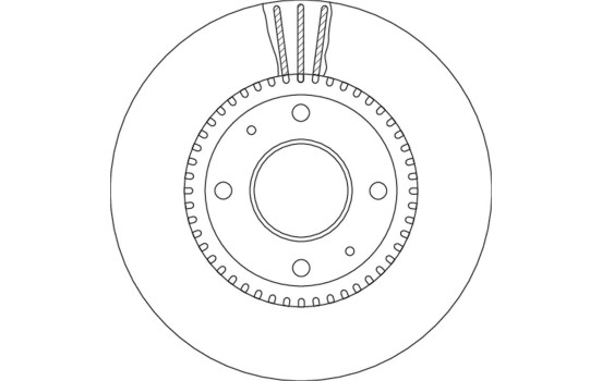 Disque de frein DF4710 TRW, Image 3