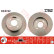 Disque de frein DF4742 TRW