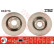 Disque de frein DF4776 TRW