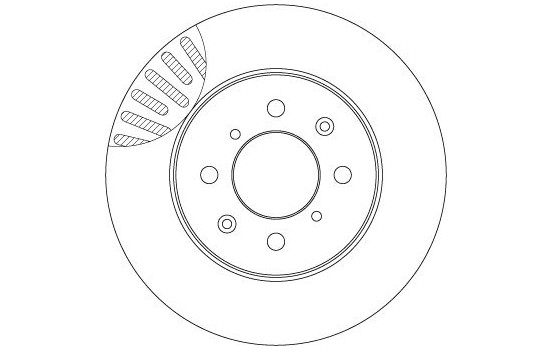 Disque de frein DF4825 TRW, Image 3