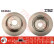 Disque de frein DF4844 TRW