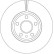 Disque de frein DF4850S TRW, Vignette 4