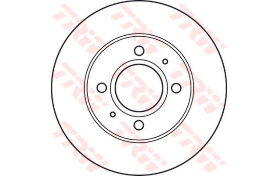 Disque de frein DF4892 TRW, Image 2