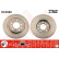 Disque de frein DF4960 TRW