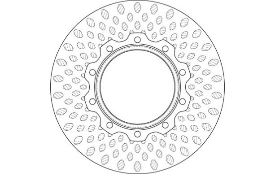 Disque de frein DF5019S TRW