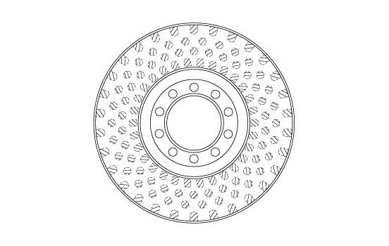 Disque de frein DF5023S TRW