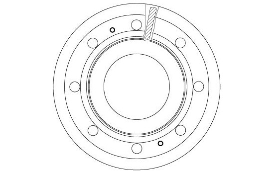 Disque de frein DF5093S TRW