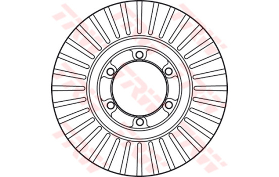 Disque de frein DF6022 TRW, Image 2