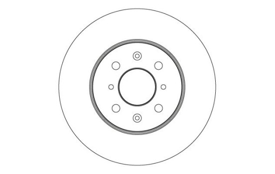 Disque de frein DF6036 TRW