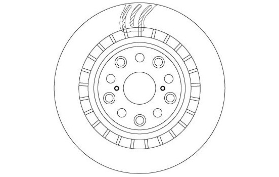 Disque de frein DF6039S TRW