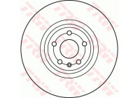 Disque de frein DF6041S TRW