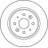 Disque de frein DF6055 TRW, Vignette 3