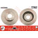 Disque de frein DF6068 TRW