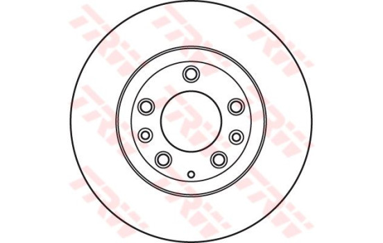 Disque de frein DF6115 TRW