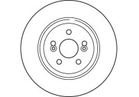 Disque de frein DF6117S TRW