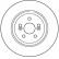 Disque de frein DF6117S TRW