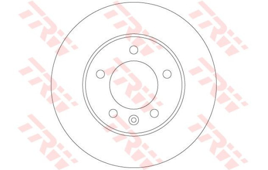 Disque de frein DF6120 TRW