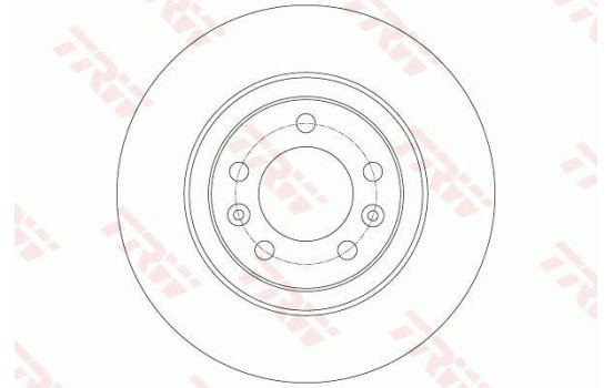Disque de frein DF6134 TRW
