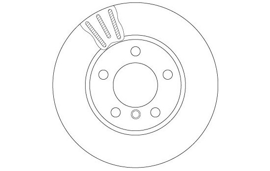 Disque de frein DF6136 TRW