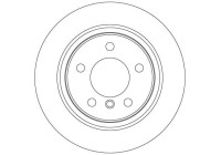 Disque de frein DF6137 TRW