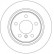 Disque de frein DF6137 TRW
