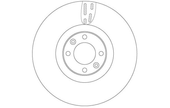 Disque de frein DF6140 TRW, Image 2