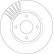 Disque de frein DF6142 TRW