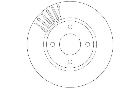 Disque de frein DF6142 TRW
