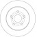 Disque de frein DF6145 TRW