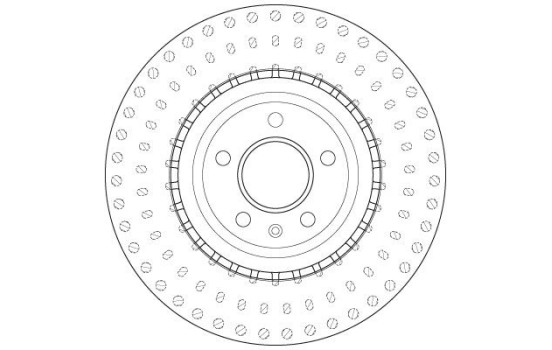 Disque de frein DF6149S TRW
