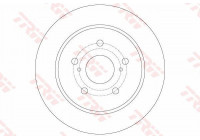 Disque de frein DF6173 TRW