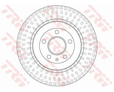 Disque de frein DF6175S TRW, Image 2