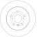 Disque de frein DF6176 TRW