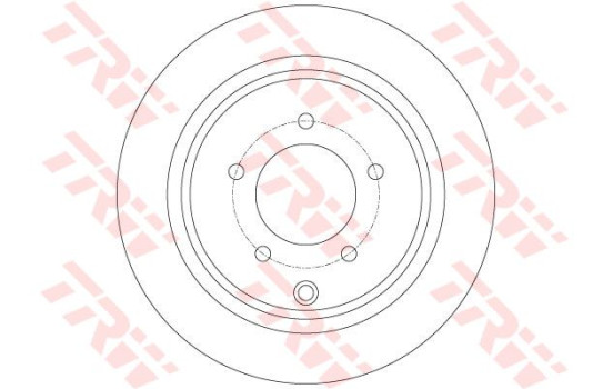 Disque de frein DF6177 TRW