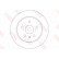 Disque de frein DF6178 TRW