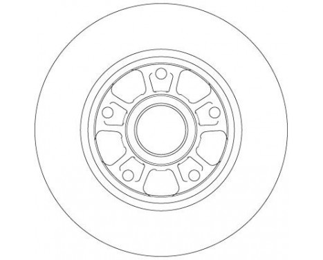 Disque de frein DF6182 TRW, Image 2