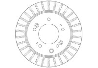 Disque de frein DF6191S TRW