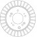 Disque de frein DF6191S TRW